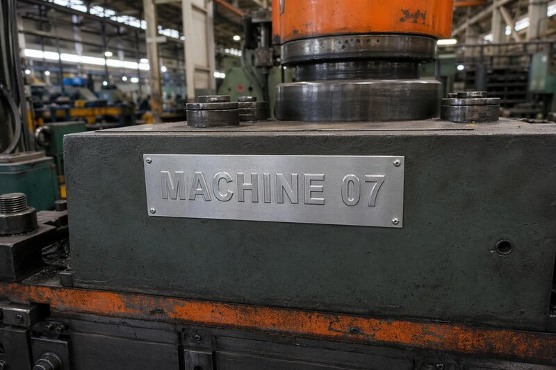 Marquage Embossage Relief Gaufrage — Plaques industrielles sur mesure-thumbnail