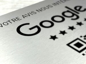 Plaque Qr Code pour Avis Google 