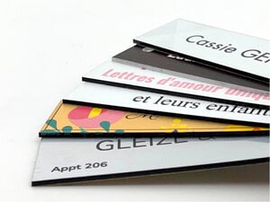 Plaque de porte-thumbnail