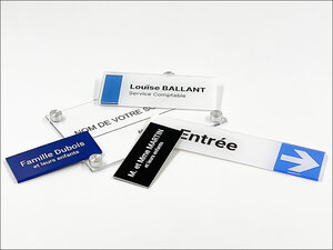 Plaque de porte plexiglas-thumbnail