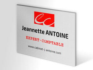 Plaque Professionnelle Expert Comptable