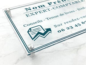 Plaque Professionnelle Expert Comptable-thumbnail