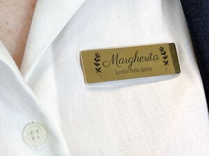 Badge matrimonio 