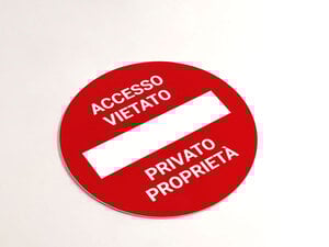 Cartelli proprietà privata