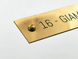 Targhette per cassette postali in ottone-thumbnail