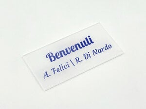 Targhette per cassette postali in plexiglas