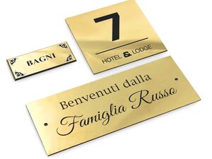 Targhette per porta in ottone-thumbnail