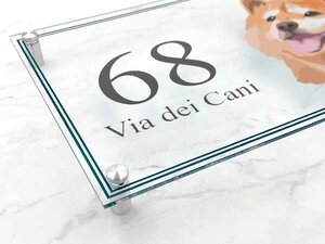 Targhette per porta in plexiglas trasparente-thumbnail