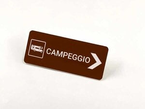 Targhe per campeggio