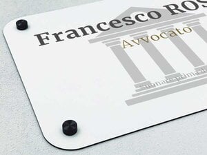 Targhe per studi legali e avvocati