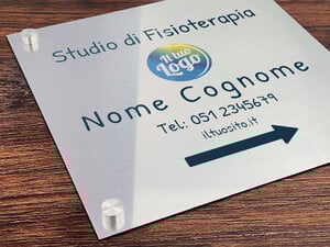 Targhe per studi fisioterapici