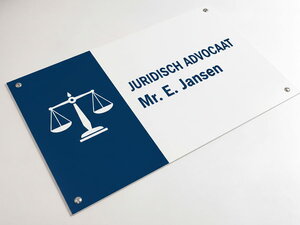 Bedrijfsnaamborden Advocaat Bedrijfsnaamborden Advocaat
