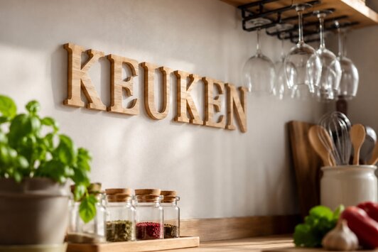 Letters voor aan de muur op maat, met uw eigen tekst-thumbnail