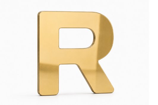 Messing letters op maat, glanzend gepolijst of ruw mat-thumbnail