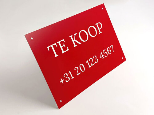 Borden "Te Koop" Borden "Te Koop"