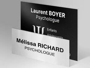 Plaque psychologue