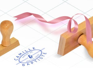 Tampon Scrapbooking Mariage