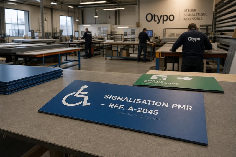 Produzione segnaletica accessibilità