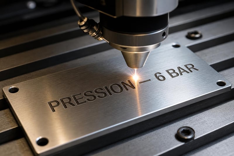 Processo etichetta tecnica industriale