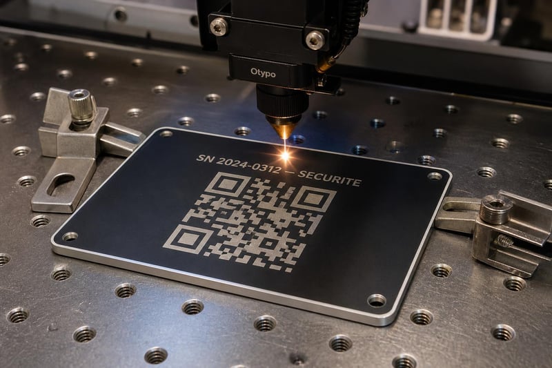 Processo targa QR code