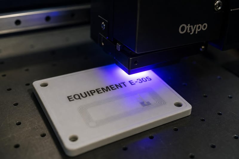 Processo produttivo targa RFID NFC