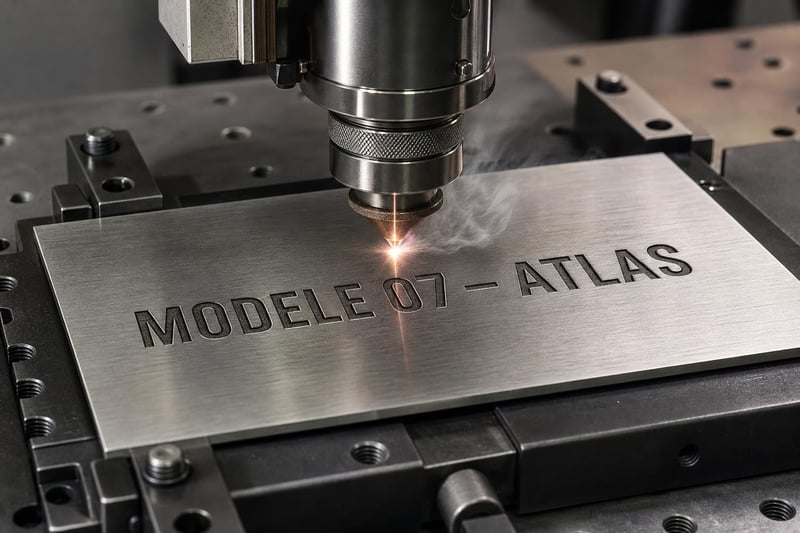 Processo marcatura incisione laser