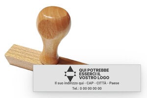 Timbro in legno Otypo 10025