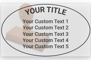 Wooden Stamp Otypo 10060