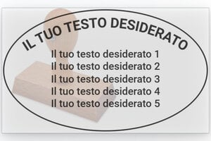 Timbro in legno Otypo 10060