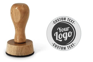 Round Wooden Stamp 40mm
