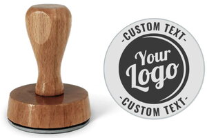 Round Wooden Stamp 60mm
