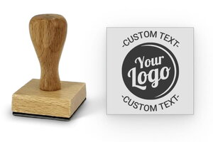 Wooden Stamp 50x50mm