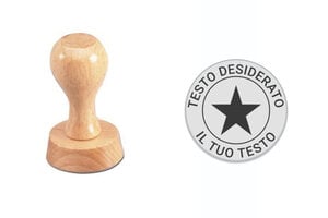 Timbro in legno Otypo o3030