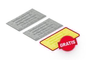 Set de placas de texto para Trodat Printy 4913 x3